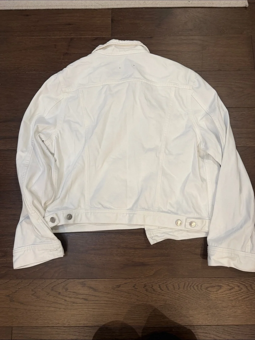 J. Crew Cream White Denim Jacket Size XL - C30-091